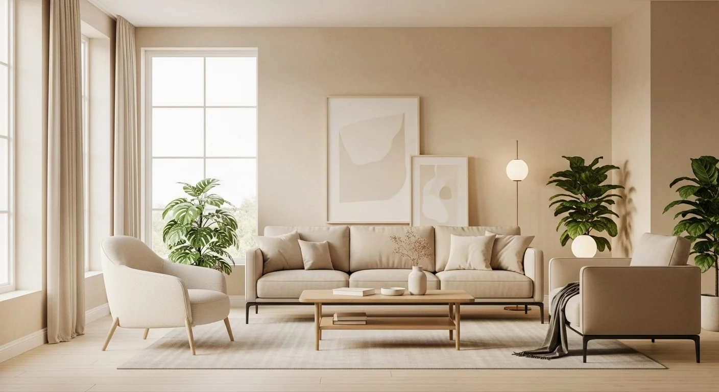 Beige Living Room Ideas 2