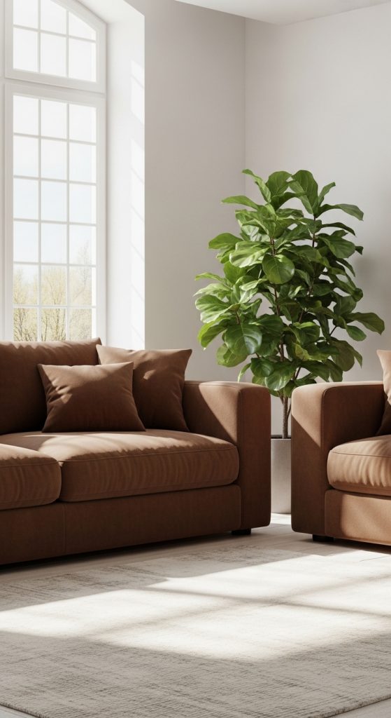 Brown Couch Living Room Ideas 17