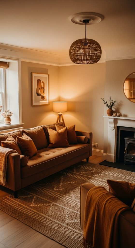 Brown Couch Living Room Ideas 20