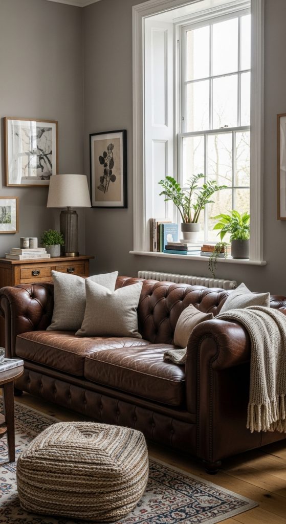 Brown Couch Living Room Ideas 30