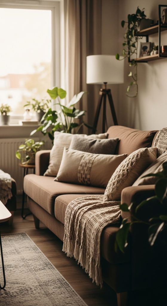 Brown Couch Living Room Ideas 4