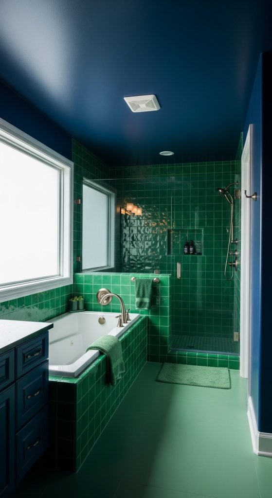 50+ Green Vanity Bathroom Ideas for a Fresh and Stylish Look 50 Green Vanity Bathroom Ideas 5
