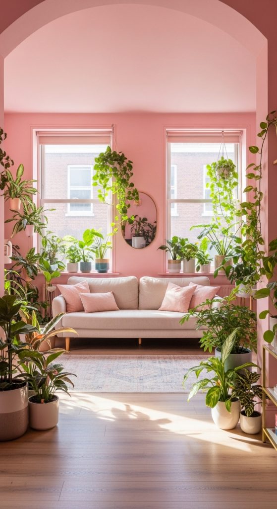 Pink Living Room Ideas 16