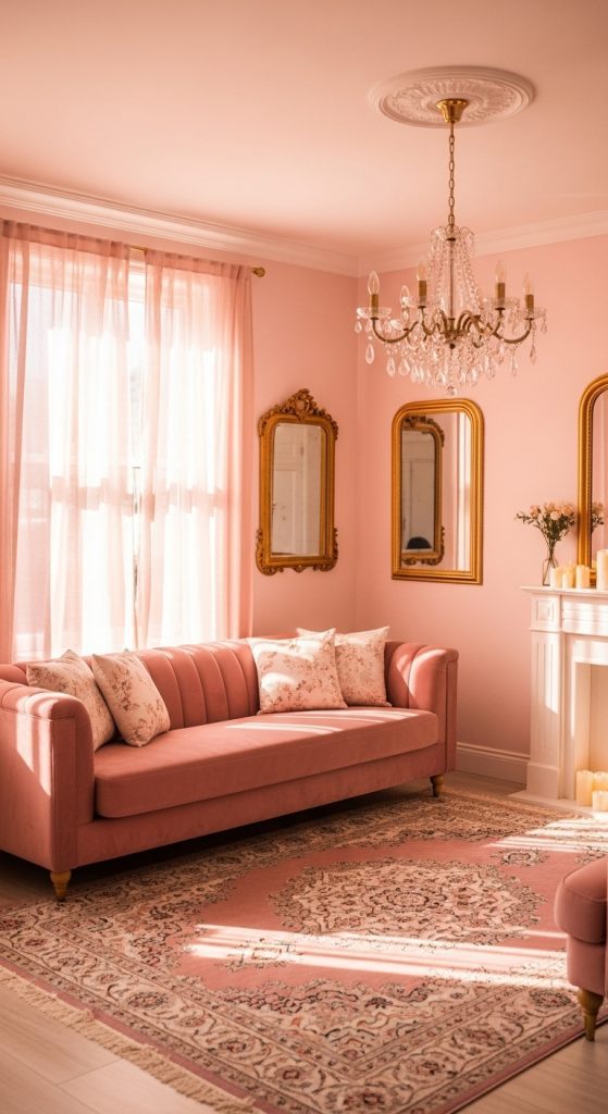 Pink Living Room Ideas 2