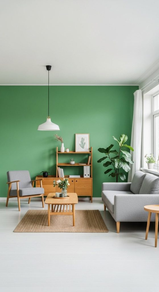 Green and Brown Living Room Ideas 17