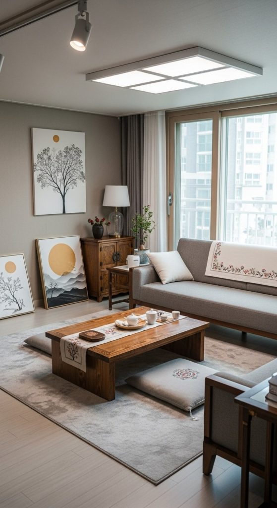 Korean Style Living Room Ideas 16