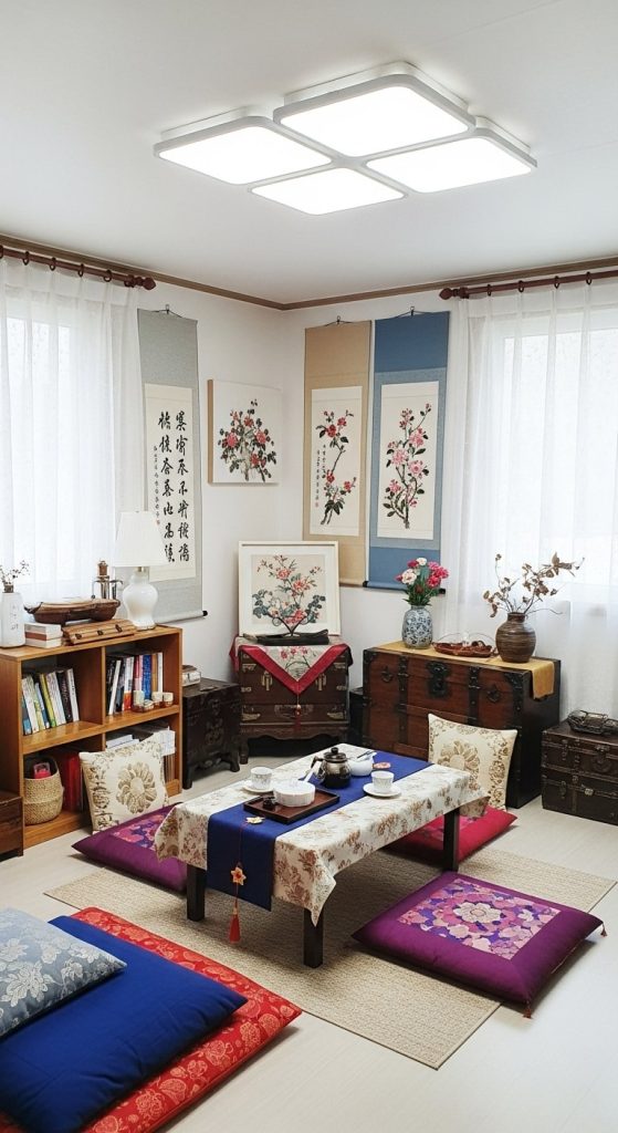 Korean Style Living Room Ideas 17