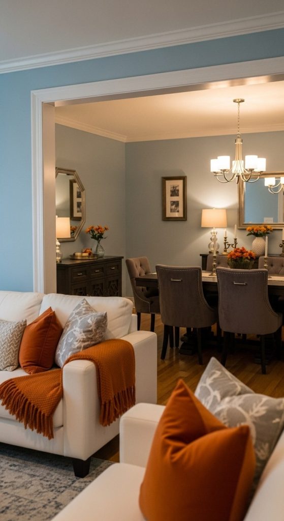 Living Room and Dining Room