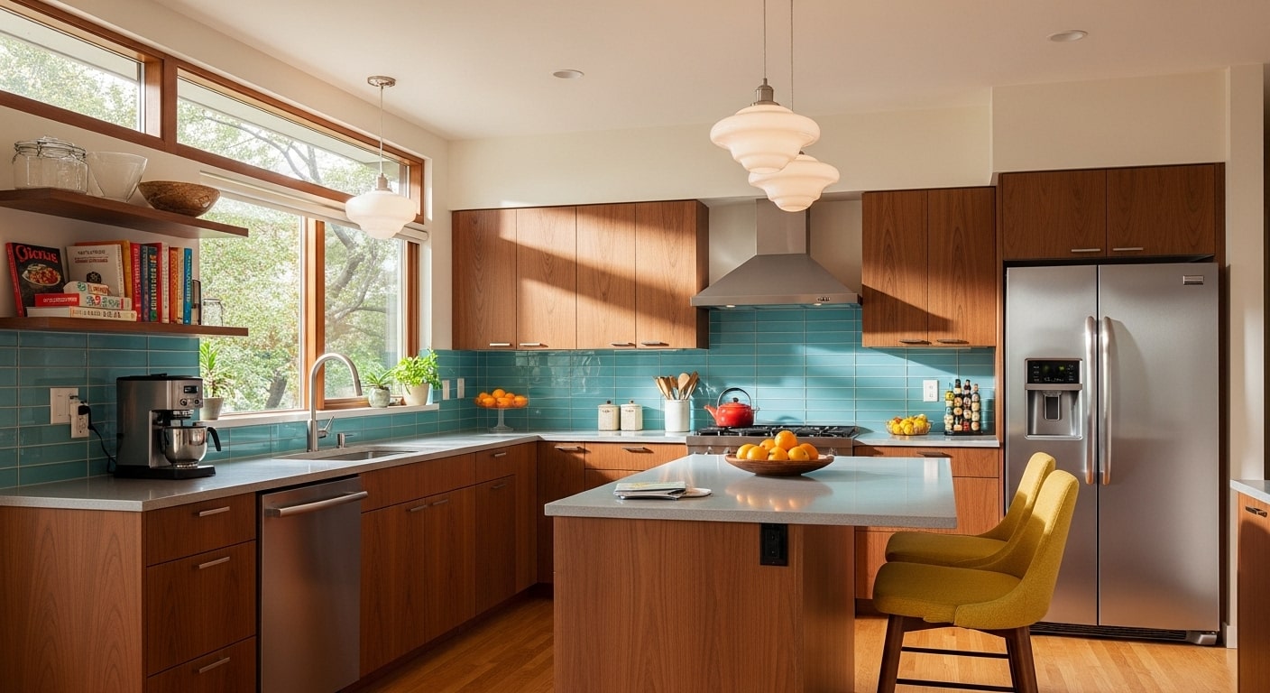 Mid Century Modern Kitchen 2