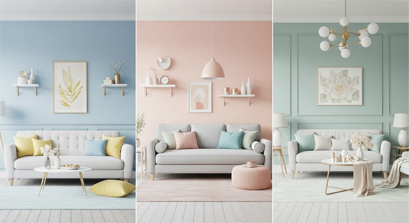 Pastel Living Room