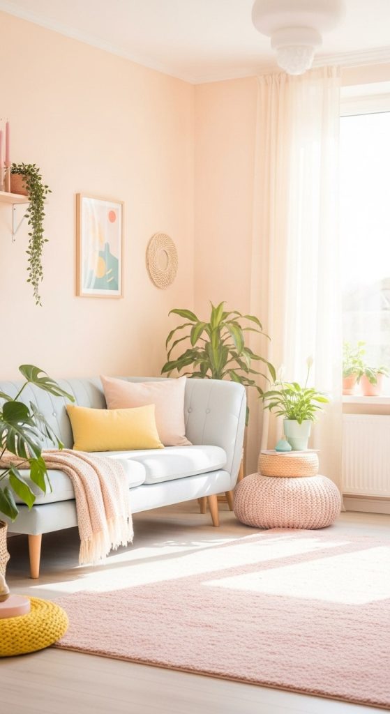 Pastel Living Room
