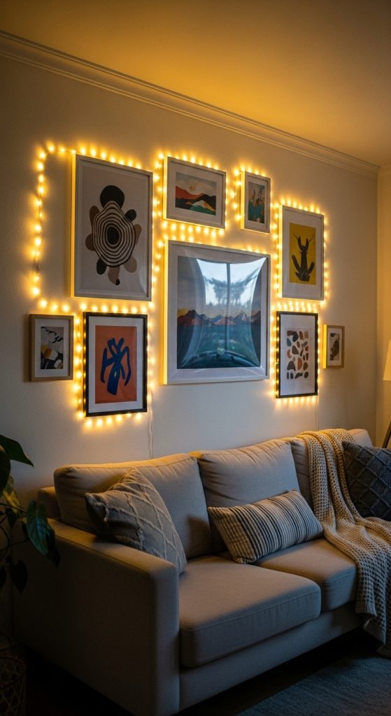 string lights living room 11